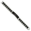 Black Bow Jewelry Men's 16mm Stainless Steel & Black Plated I.D. Link Bracelet, 8.5 Inch - 2 of 4