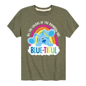 Boys' - Blue's Clues & You! - All The Colors Of The Rainbow Are Blue-tiful Short Sleeve Graphic T-Shirt - 1 of 4
