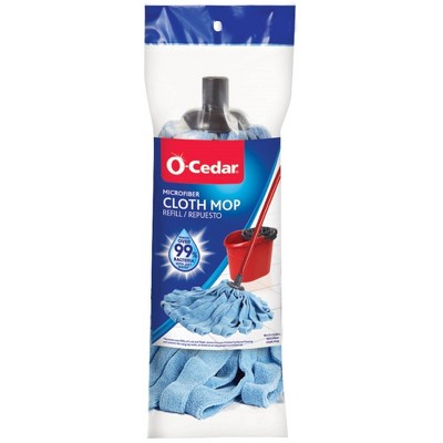 O-Cedar Microfiber Cloth Mop Refill with 3 Piece Handle, 1 ct