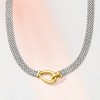 Ross-Simons Two-Tone Sterling Silver Bismark-Link Necklace - 4 of 4