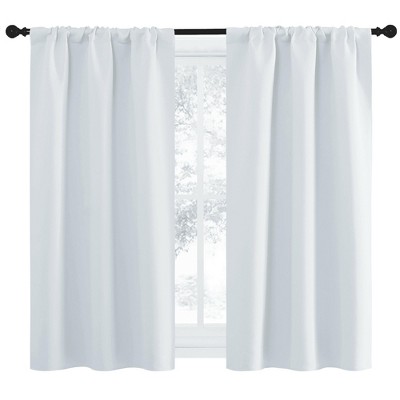 NICETOWN Blackout Curtains Rod Pocket Thermal Insulated Privacy Drapes (2 Panels)