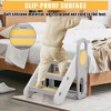 Foldable Step Stool for Bathroom Sink, Toddler Adjustable 3 Steps Stool with Handles, Kids Step Stool for Kitchen Counter, Toilet Potty Training - 4 of 4