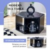 Nicbex 21.6/27"On-Trend Hexagonal Accent Coffee Table for Living Room,Set of 1/2,Multi-Hole Design Center Table MDF Side Table,Modern End Table - 4 of 4
