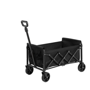 Lightweight Portable Folding Steel Wagon Carts With Wheels,Outdoor Utility Wagon For Camping Shopping Sports Fishing -The Pop Home - 1 of 4