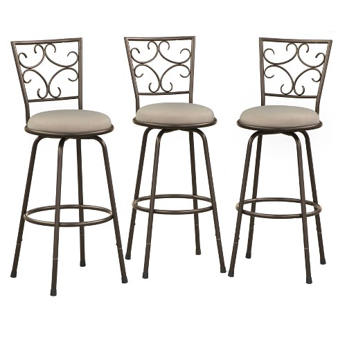 Claudine swivel adjustable height deals bar stool