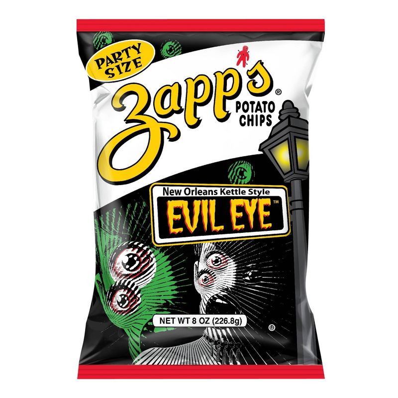 Zapp&#39;s New Orleans Kettle Style Evil Eye Potato Chips - 8oz, 1 of 11