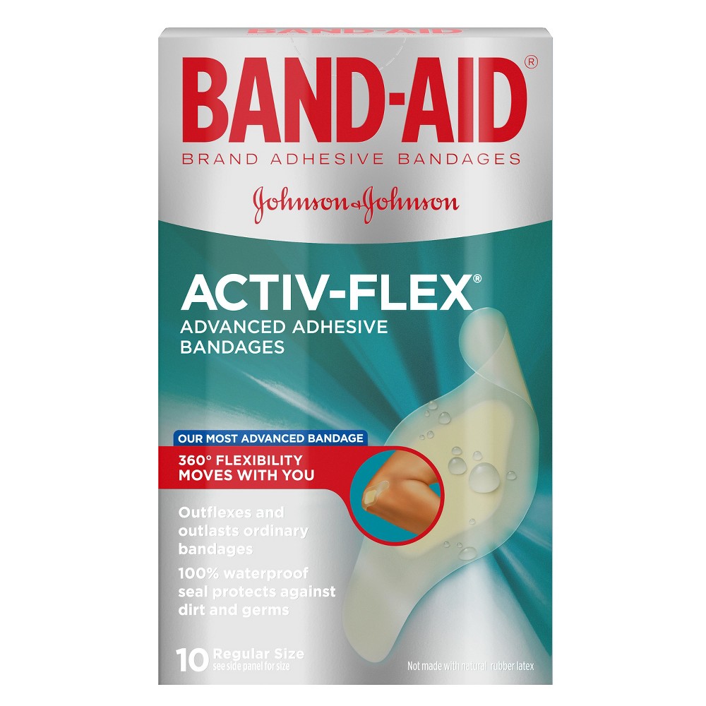 UPC 381370044147 product image for Band-Aid Active Flex Adhesive Bandages - 10 Count | upcitemdb.com