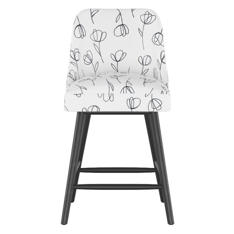 Skyline Furniture Sherrie Counter Height Stool in Pattern, 3 of 9