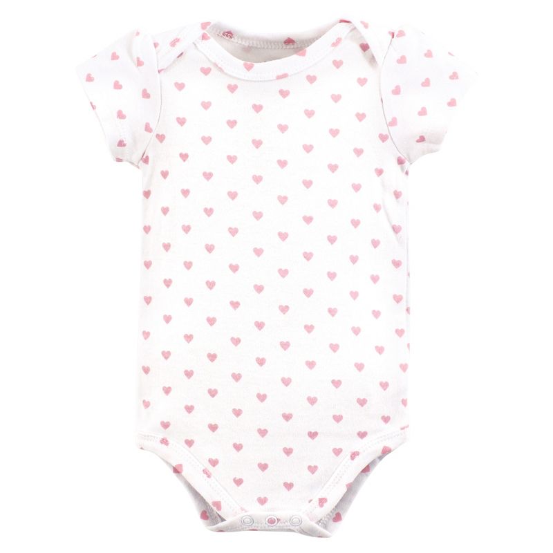 Hudson Baby Infant Girl Cotton Bodysuits, Tiny Little Love Tutu, 5 of 6
