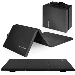 BalanceFrom Fitness GoGym 6x2ft Folding 3 Panel Exercise Mat with Handles - 1 of 4