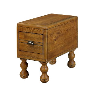 NicBex Modern Rectangle Coffee Table Set of 3 with Wood Gourd Shaped Legs and Drawers for Living Room - 1 of 4