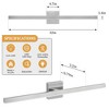 KAISITE 24in Gold Bathroom Vanity Light with 5 CCT Adjustable LED - 2 of 4