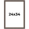 PosterPalooza | Ornate Black Picture Frame - UV Acrylic, Foam Board Backing, Hanging Hardware - 2 of 4