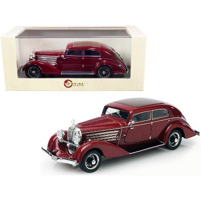 1932 Austro Daimler ADR 8 Alpine Sedan Maroon Limited Edition to 250 pieces Worldwide 1/43 Model Car by Esval Models