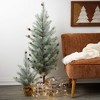 48"H Sullivans Snowy Mini Pinecone Tree, Green - 3 of 3