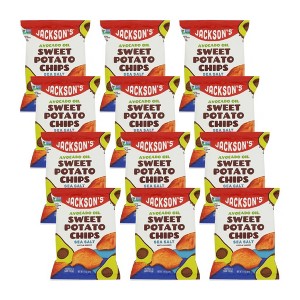Jackson's Sea Salt Sweet Potato Chips - Case of 12/1.5 oz - 1 of 4