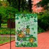 Northlight Joyful Leprechauns "Happy St. Patrick's Day" Outdoor Garden Flag 18" x 12.5" - 3 of 4
