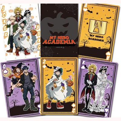 MY HERO ACADEMIA HALLOWEEN GROUP PLAYING CARDS