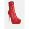 Rossetti Stretch Pu High Heel Ankle Boots Women - 2 of 4