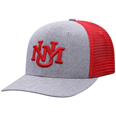 NCAA New Mexico Lobos Men's Gray Chambray with Hard Mesh Snapback Hat