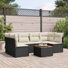 vidaXL Garden Sofa Set Black PE rattan Large Modular Garden Sofa Set - 2 of 4