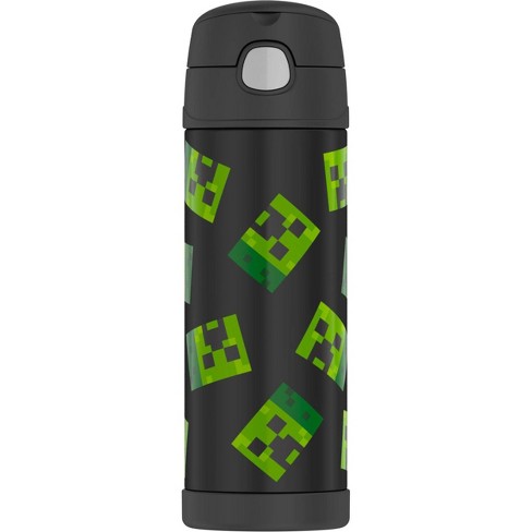 Thermos Minecraft 16oz Funtainer Water Bottle Black Target