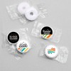 Big Dot of Happiness Still Got Class - High School Reunion Party Round Candy Sticker Favors - Labels Fits Chocolate Candy (1 sheet of 108) - 3 of 4