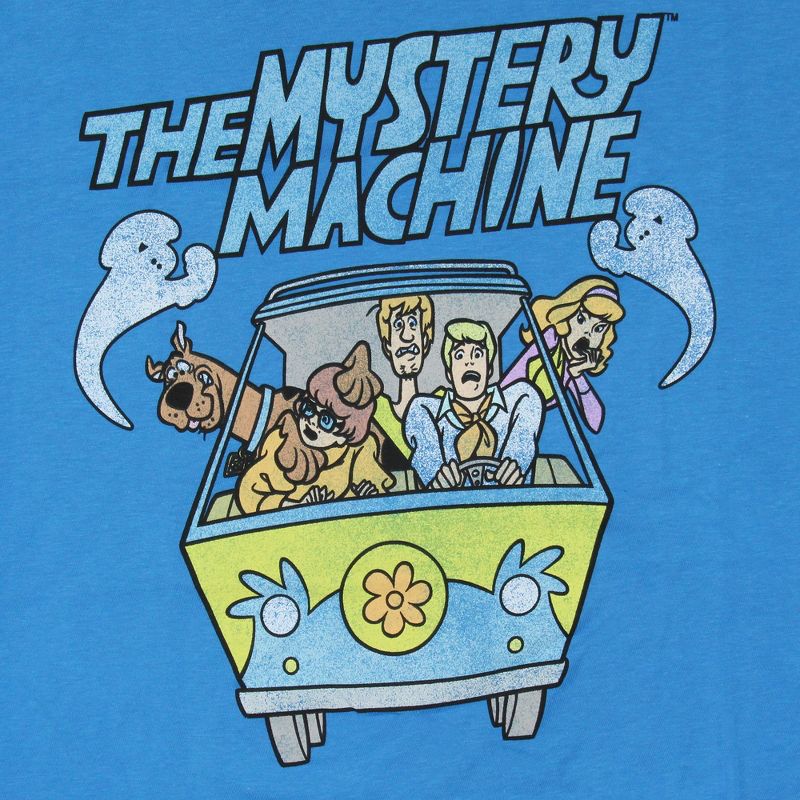 Scooby-Doo Men's Distressed Mystery Machine Graphic Print T-Shirt, 2 of 4