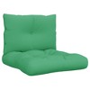 VidaXL Pallet Cushions 2 pcs Green Fabric - 2 of 4