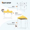 EAGLE PEAK 5x5ft Easy Setup Pop Up Canopy Folding Tent Sun Shelter UV50+ - 2 of 4
