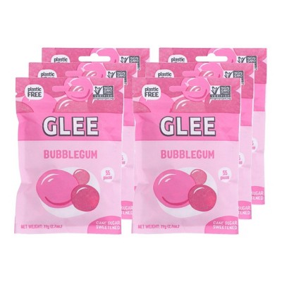 Glee Gum Bubblegum Chewing Gum - Case of 6/55 ct