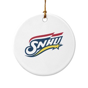 Southern New Hampshire University Primary Logo Porcelain Holiday Christmas Tree Ornament  2.8" (7.1 cm) - 1 of 4
