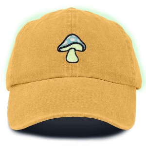 Dalix Mushroom Embroidered Fungi Magic Dad Hat Cotton Baseball Cap Adjustable Mens - 1 of 4