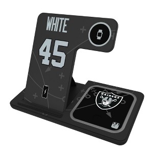 NFL Las Vegas Raiders Players Game Tactic 15-Watt 3 in 1 Charging Station - 1 of 4