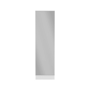 TiramisuBest Rectangle Tall Shoe Cabinet with Mirror,White - 1 of 4