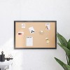Merrick Lane Cork Display Board with Wooden Frame and Push Pins - 4 of 4