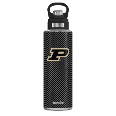 NCAA Purdue Boilermakers Carbon Fiber Wide Mouth Water Bottle - 40oz