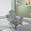 Lyngins Outdoor Rocking Chair with Wide Seat,Glider Rocking Chair with Armrest,Polyester Accent Chair for Living Room,Garden - 2 of 4