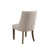 Alpine Furniture,Kensington Set of 2 Upholstered Parson Chairs, Reclaimed Natural - 2 of 3