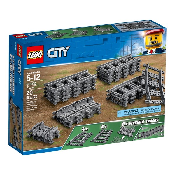LEGO City Vías 20 piezas 60205 3