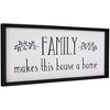 Northlight Family Makes This House a Home Framed Wall Art - 23.75" - 3 of 4