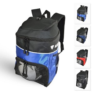 Vizari Titan Soccer Backpack With Ball Compartment and Vented Ball Pocket and Mesh Side Cargo Pockets for Adults and Teens - 1 of 4