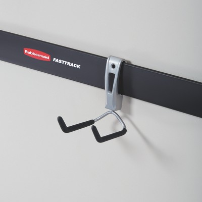 Aluminum Wall Mounted Utility Hook Set for Garage Storage