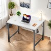 Sevobal Desks Game Computer Desk, Home Office Modern Modern Simple Design PC Table For Youth Student Adult, White, 55.1"*19.7"*29.8" - 2 of 4