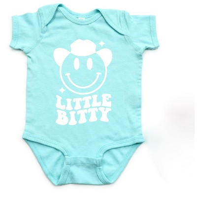 The Juniper Shop Little Bitty Smiley Baby Bodysuit - 6mo - Chill