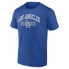 MLB Los Angeles Dodgers Men's Bi-Blend Short Sleeve T-Shirt - 2 of 3