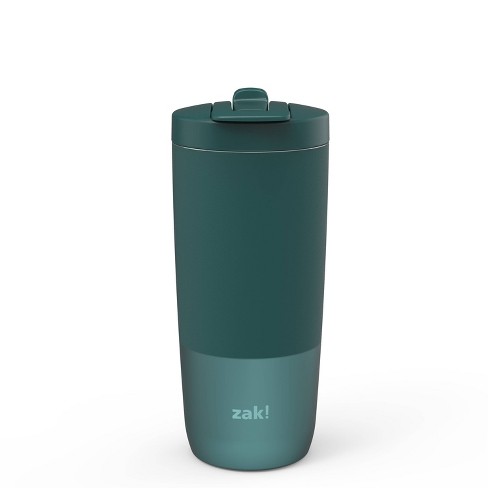 zak! designs 20oz Stainless Steel Alfalfa Tumbler, Includes Silicone Straw  and Splash Proof Lid, Travel Tumbler Keeps Drinks Cold (20oz, Charcoal),  Jungle Cruise - Yahoo Shopping