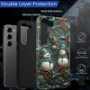 BONGEEK Case Compatible with Samsung Galaxy S23 Plus,Scratch Resistant Hybrid 2-Layer Hard Shell Bright Phone Case,Christmas Retro Snowman Green - 4 of 4
