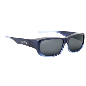 Jonathan Paul Fitovers Pandera Large LG Unisex Designer Fitover Sunglasses Wear Over Rx/Presciption Eyeglasses, Polarized Polarvue Gray - 1 of 4
