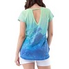 Guy Harvey Women's Southern Vibes Poly/Rayon Slub Tee - 3 of 4